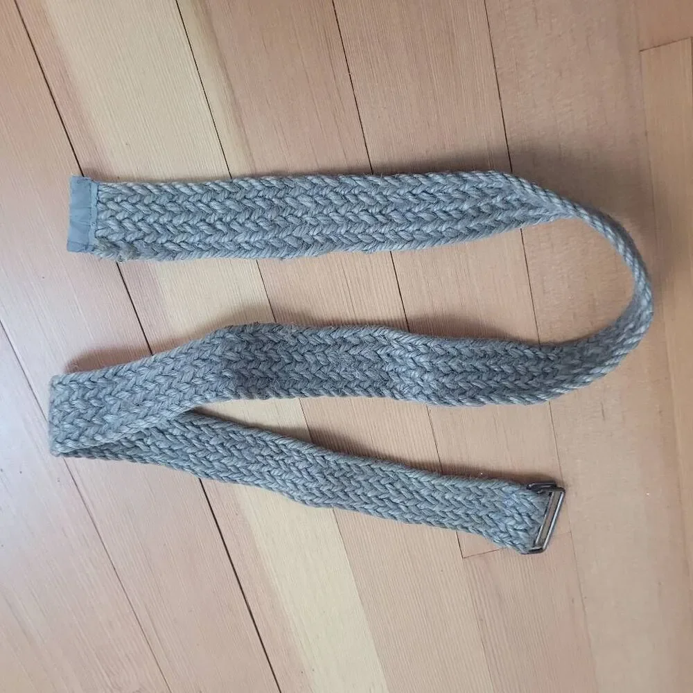 100% jute woven chunky‎ belt gorpcore utilitarian outdoors boho